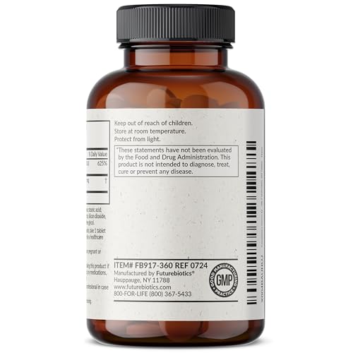 Tabletas vitamina k2 d3 sin gluten futurebiotics 360 pcs