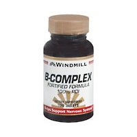 Tabletas Windmill B-Complex 100 unidades suplemento vitamínico