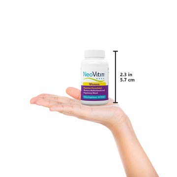 Tamaño del suplemento NeoVitin en la mano