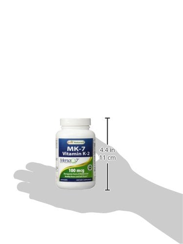 Tamaño de la botella de vitamina K2