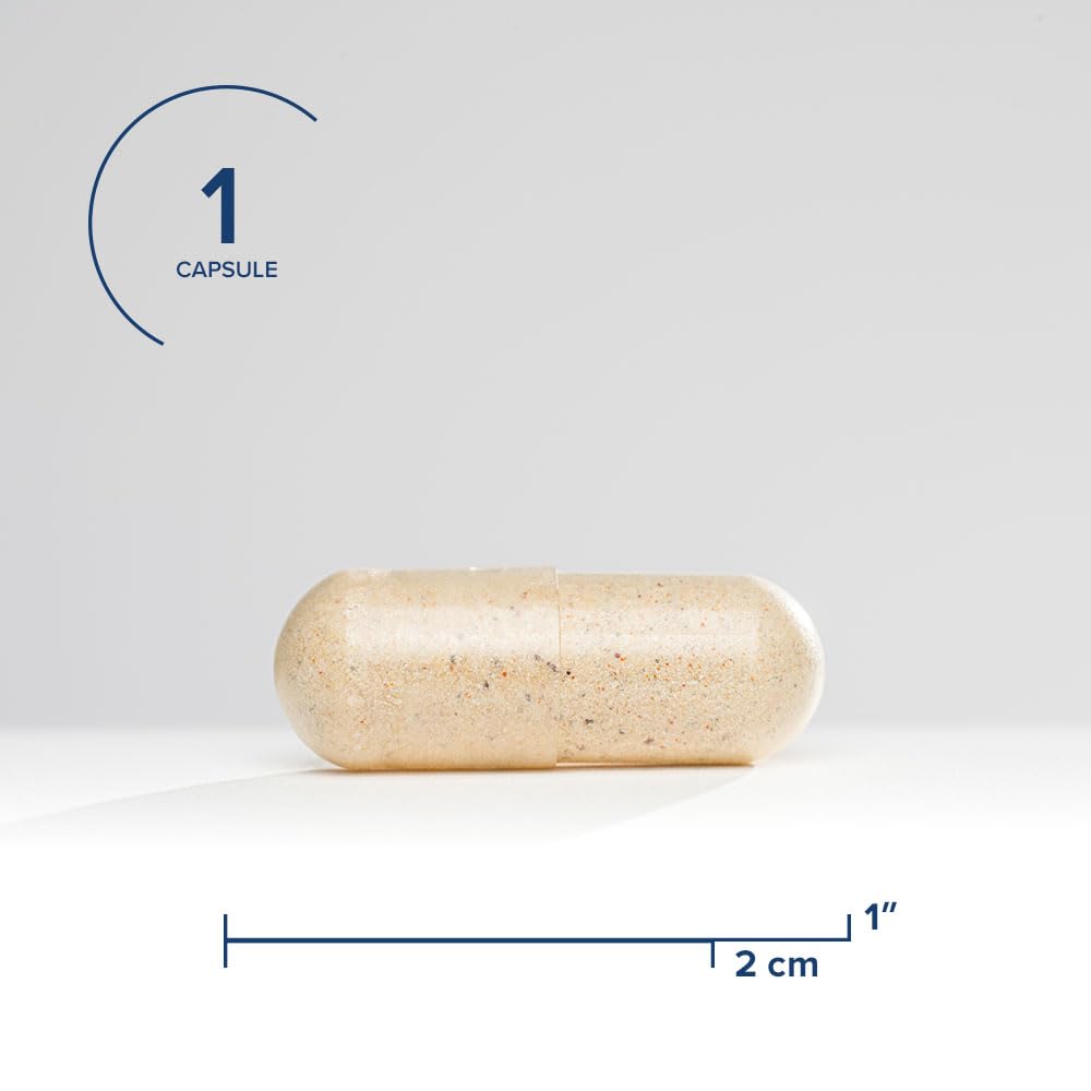 Tamaño específico de la cápsula multivitamínica