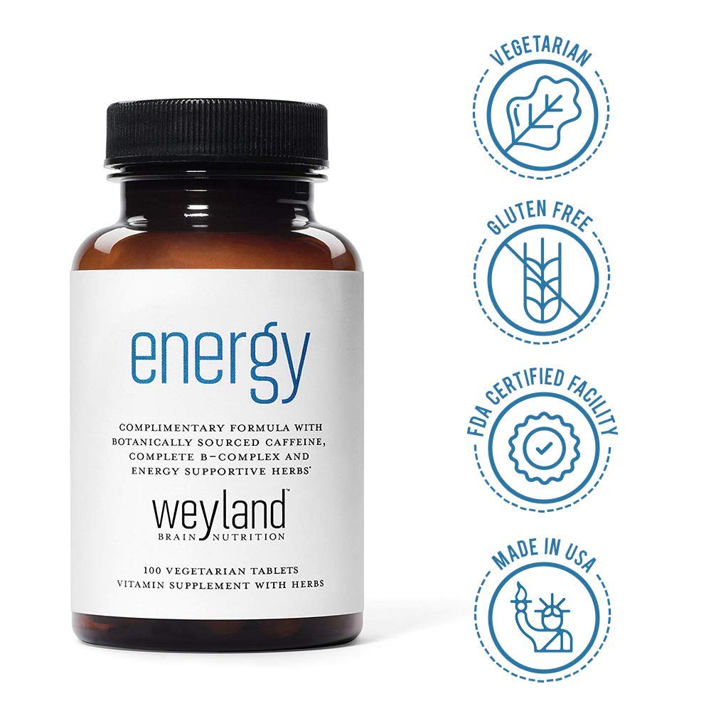 Tapa frasco Weyland Energy cafeína botánica