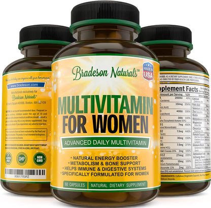 Tapa de seguridad de multivitamínico Bradeson Naturals