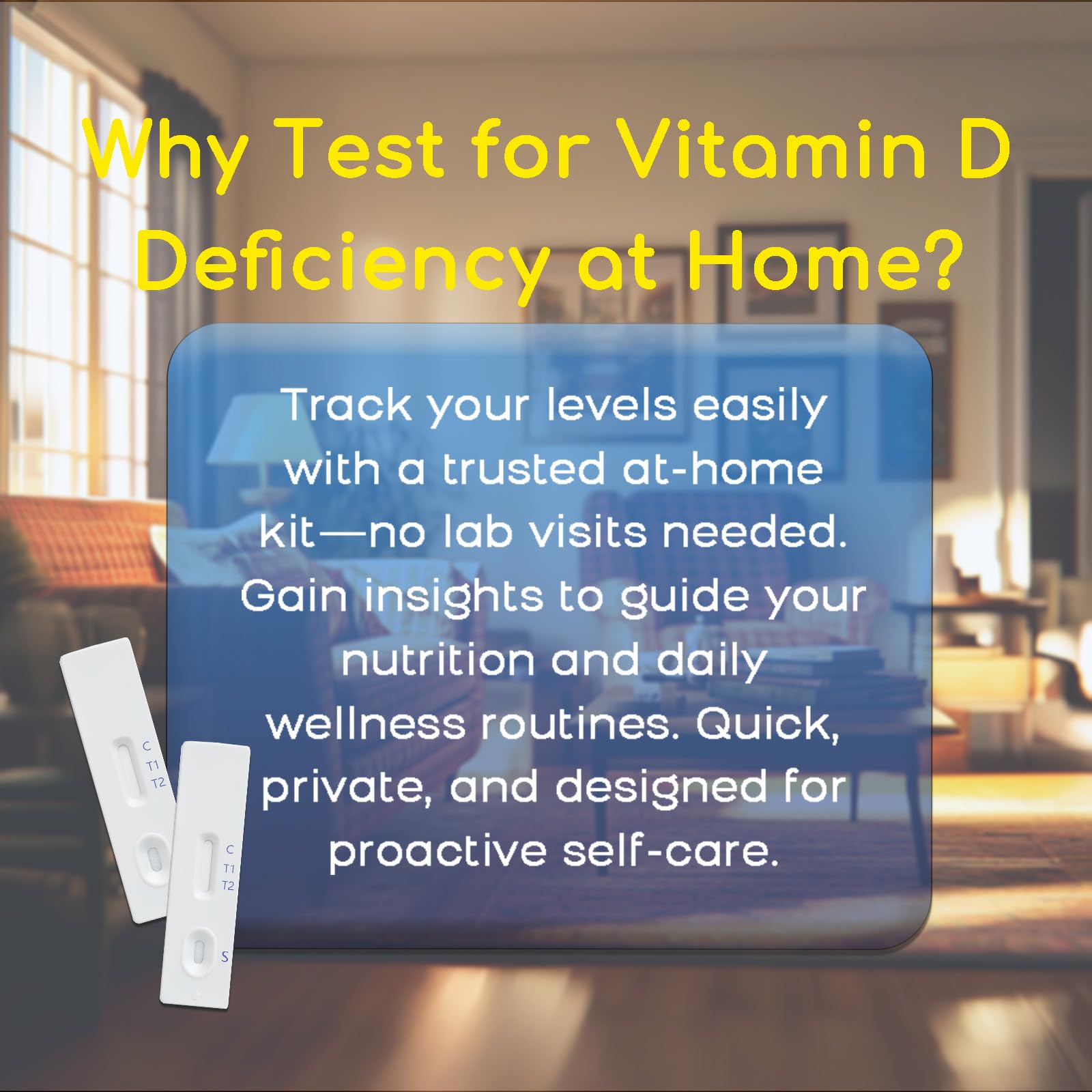 Test rápido vitamina d para niños y adultos en casa