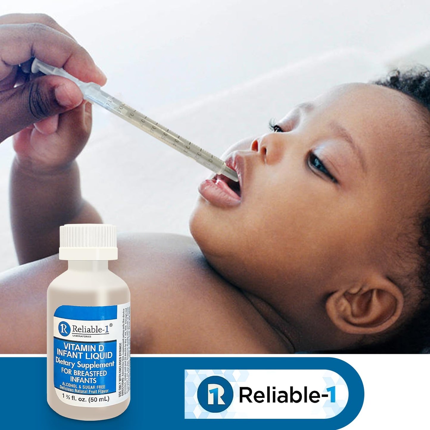 Textura líquida gotas Reliable-1 vitamina d para lactantes