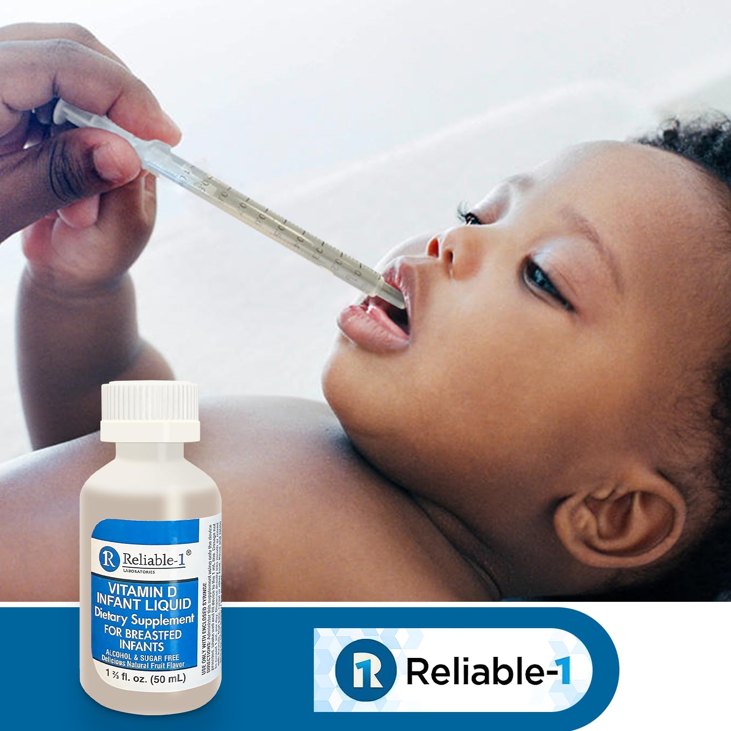 Textura líquida gotas Reliable-1 vitamina d para lactantes
