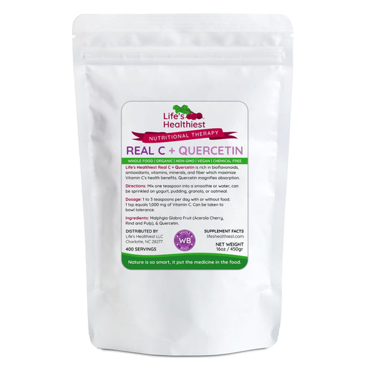 The Beet Lady polvo vitamina C real con quercetina 16 onzas