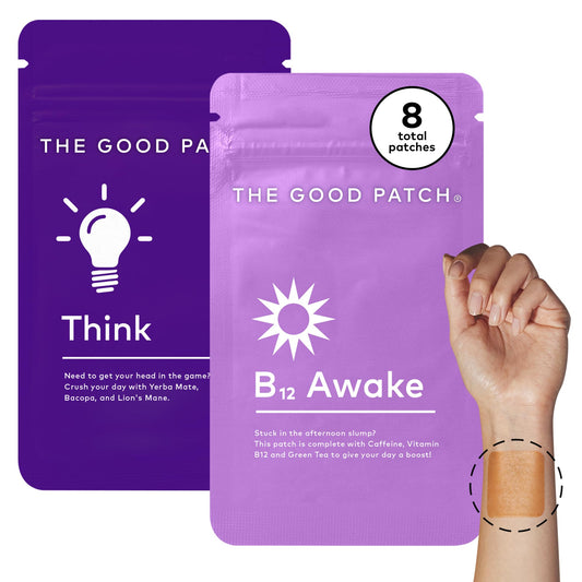 El dúo de parches The Good Patch para energía y concentración 8 unidades