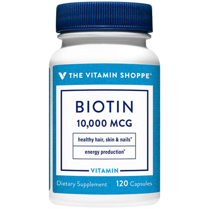 The Vitamin Shoppe Biotina 1000 mcg envase frontal