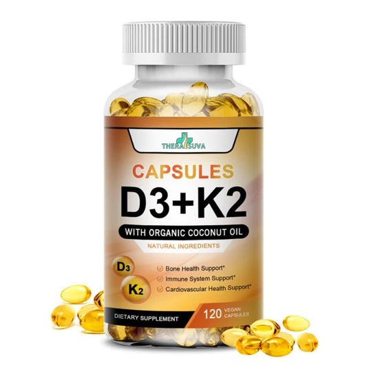 TheraSuva vitamina d3 k2 vegana con aceite de coco orgánico