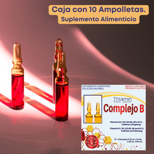 Thiamin B Complex ampolla individual 10ml