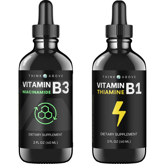 Botella de Think Above vitamina líquida B3 y B1 60 ml