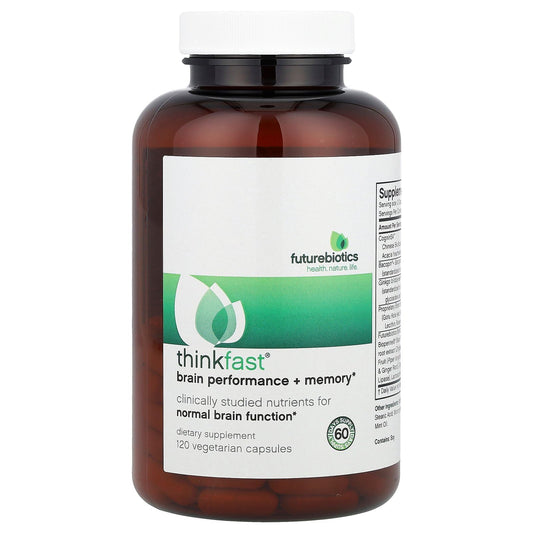 Botella de ThinkFast Futurebiotics suplemento cerebral