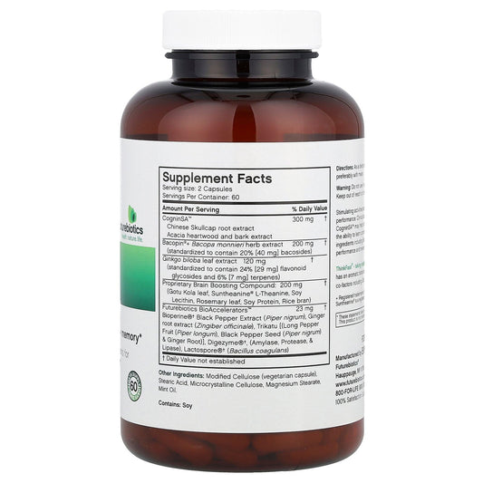 Lado de la botella de ThinkFast mostrando tabla nutricional