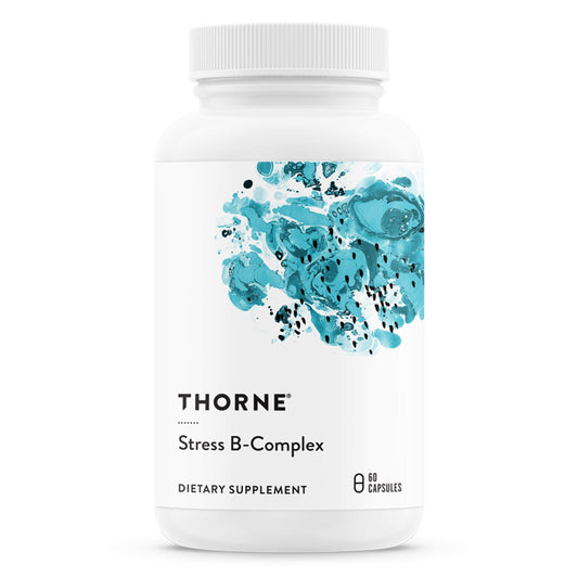 Frasco de THORNE complejo B estrés 60 cápsulas