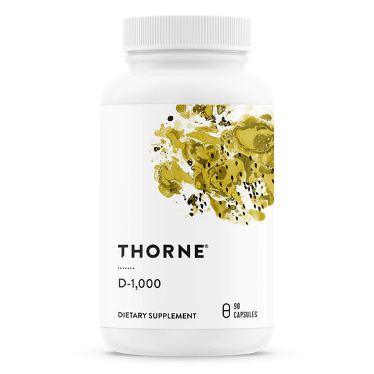 Thorne vitamina D3 suplemento salud ósea e inmune 90 cápsulas