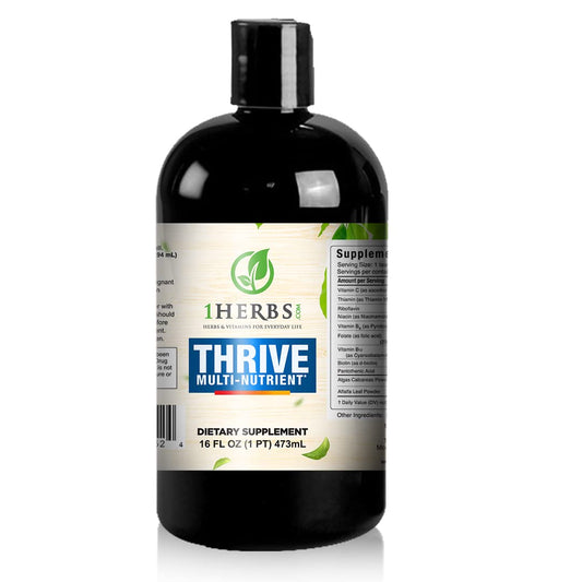 Frasco Thrive Multivitaminas líquidas sin alcohol con vitamina C