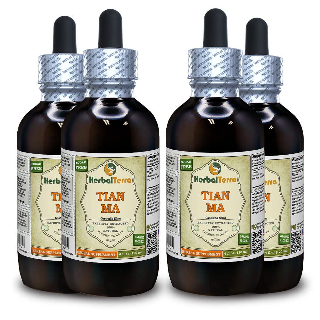 Botellas tintura de Tian Ma Gastrodia HerbalTerra