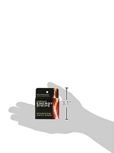 Tira energéticas vitamina b12 colocada en lengua LiveLong Nutrition