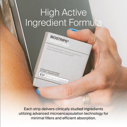 Tiras BIOSTRIPS vitamina C rápida disolución para salud