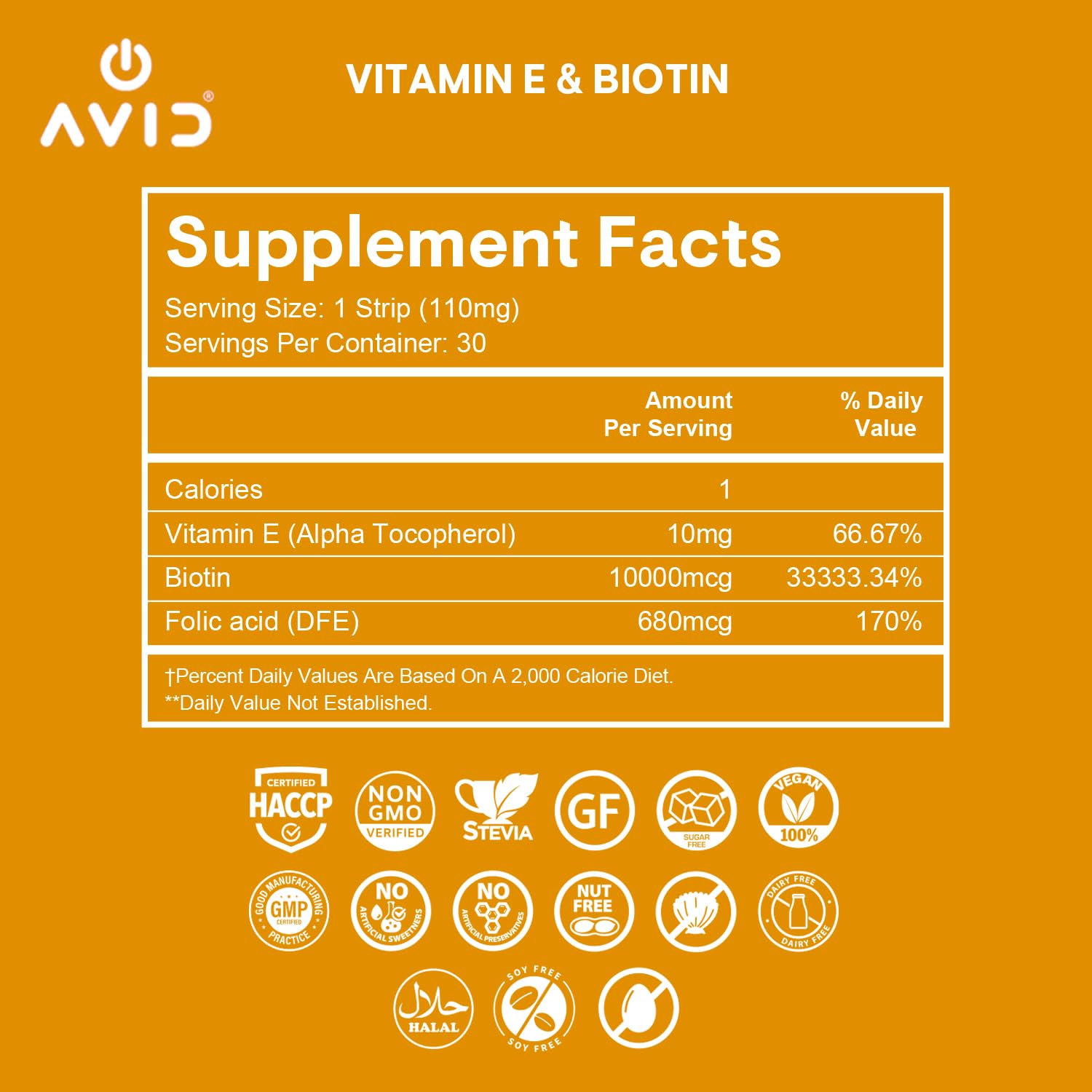 Tiras comestibles Playboy vitamina E biotina para uñas fuertes