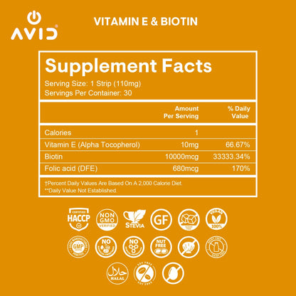 Tiras comestibles Playboy vitamina E biotina para uñas fuertes