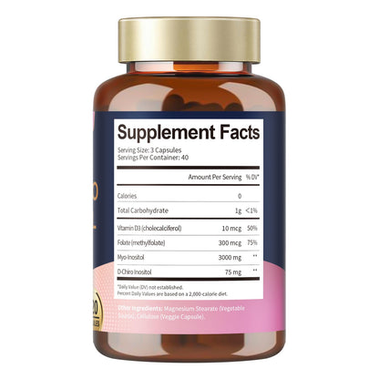 Totaria cápsulas Myoinositol y multivitamínico para soporte hormonal