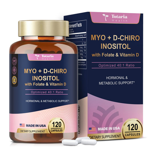 Totaria suplementos Myoinositol 40:1 balance hormonal y ovárico