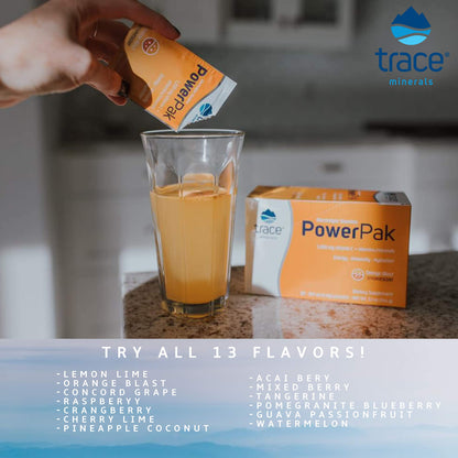 Trace Minerals Power Pak antioxidante natural vitaminico