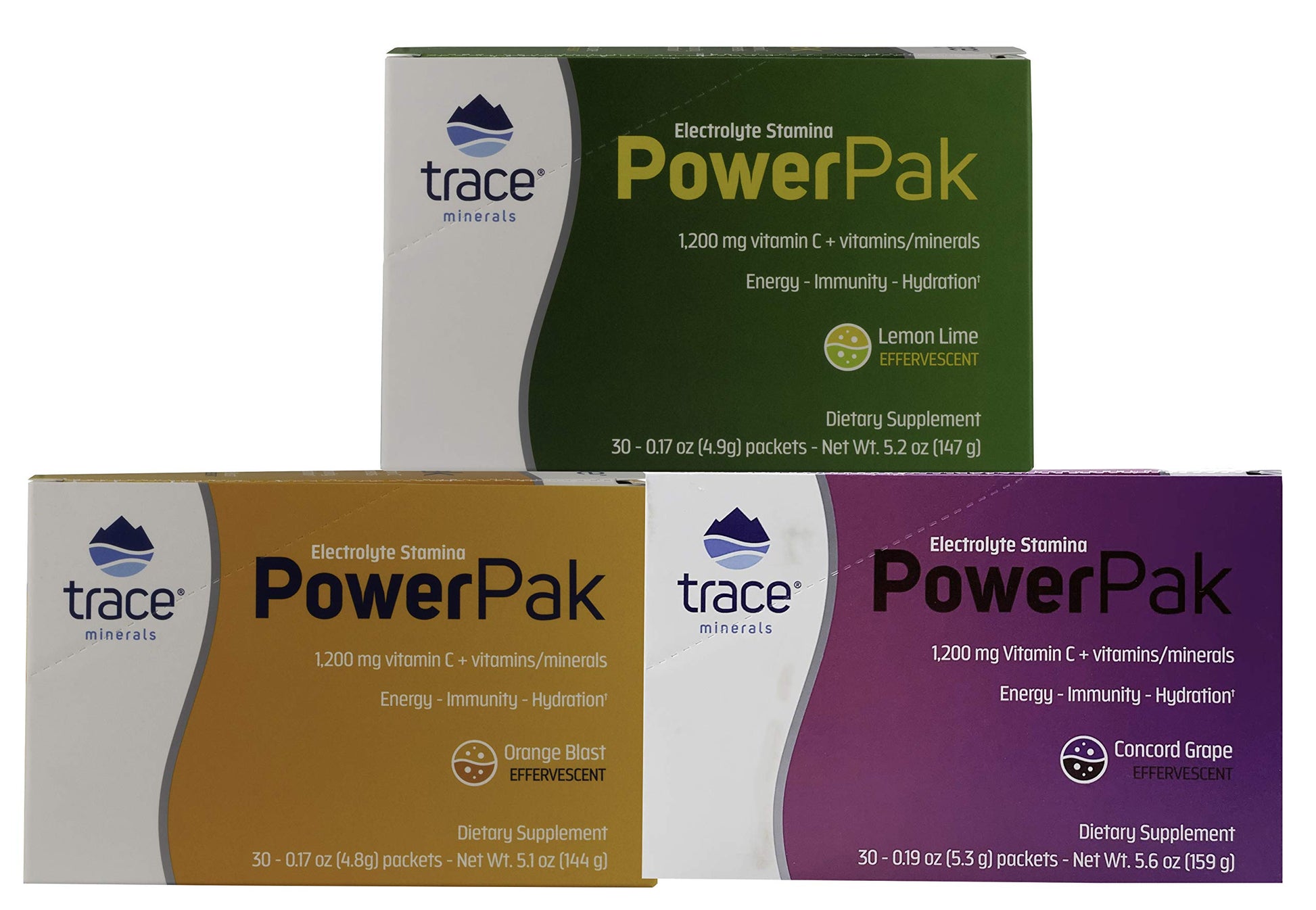 Trace Minerals Power Pak mezcla sabores 30 sobres