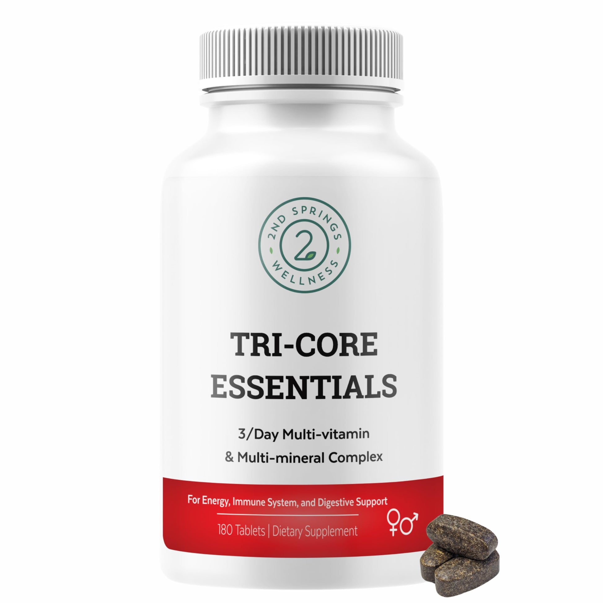 Tri-Core Essentials multivitamínico complejo con soporte digestivo