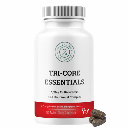 Tri-Core Essentials multivitamínico complejo con soporte digestivo