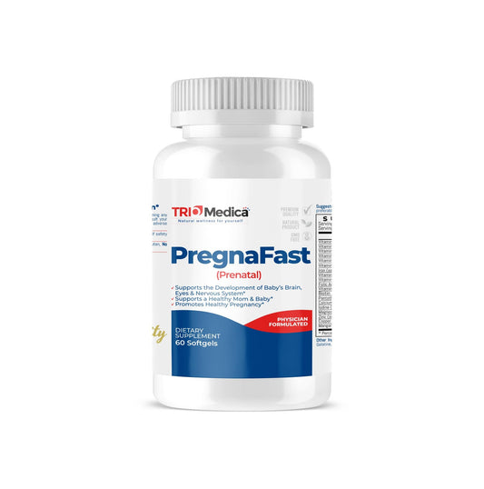 TRIOMEDICA PregnaFast multivitaminas prenatales 60 softgels