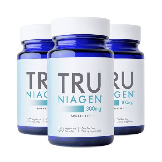 TRU NIAGEN suplemento anti-envejecimiento 3 botellas
