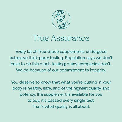 True Grace multivitaminas detalles de ingredientes