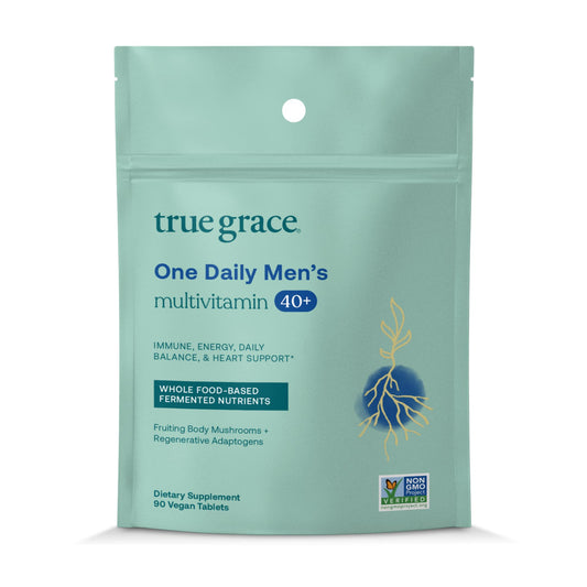 True Grace multivitaminas para hombres 40+ embalaje