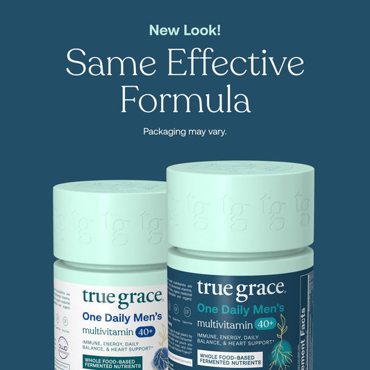 Presentación nueva de True Grace multivitamínico 40+