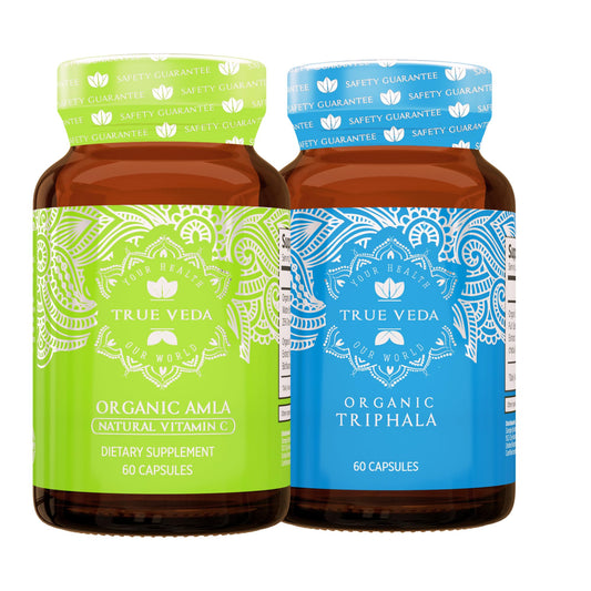 True Veda paquete digestión triphala orgánico amla