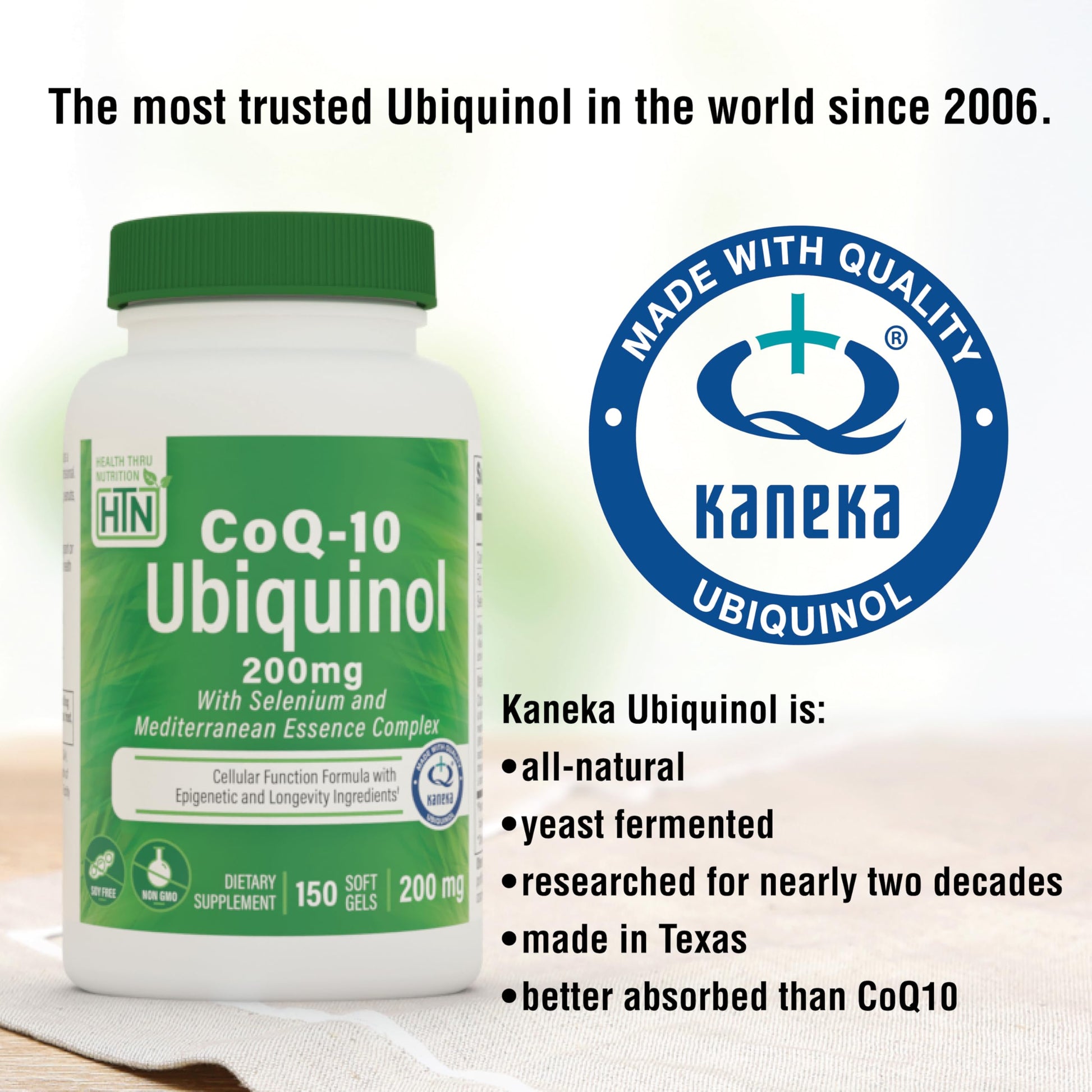 Etiqueta de ingredientes ubiquinol