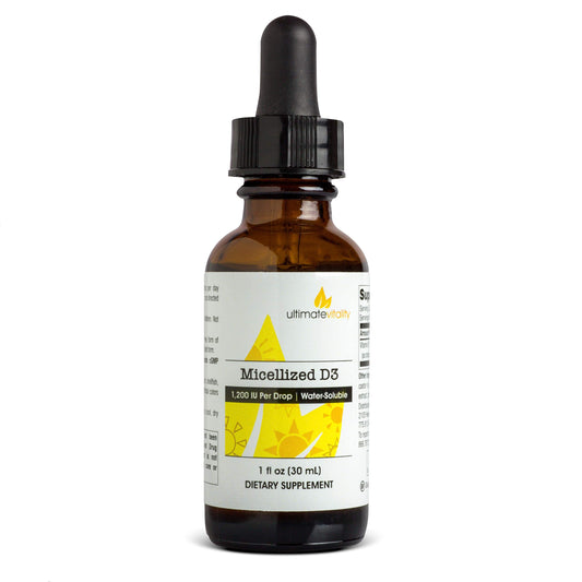 UltimateVitality Vitamina D3 líquida micelizada 1 onza