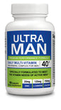 Frasco de Ultra Man multivitamínico para hombre