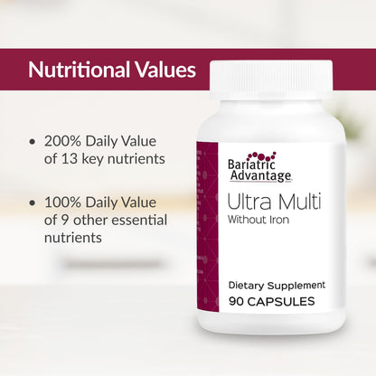 Ultra Multi Bariatric Advantage Sin Hierro