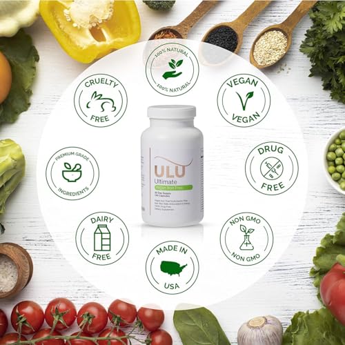 ULULIFE suplemento multivitaminas vegano piel cabello uñas