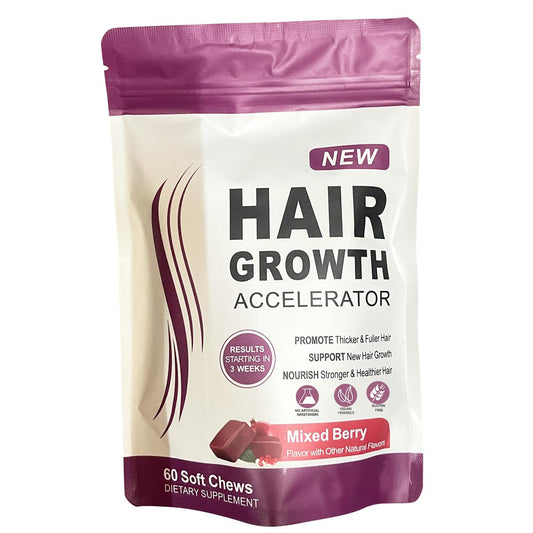 Umizze masticables para crecimiento de cabello sabor berries