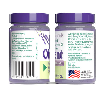Ungüento hidratante vitamina E aroma lavanda pack 2 unidades