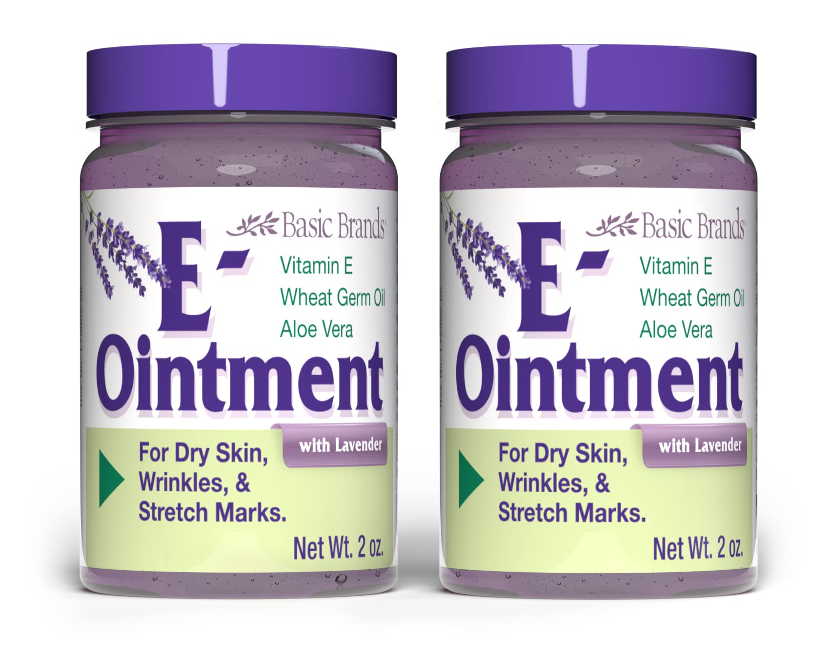 Ungüento vitamina E Basic Organics 2 oz pack de 2
