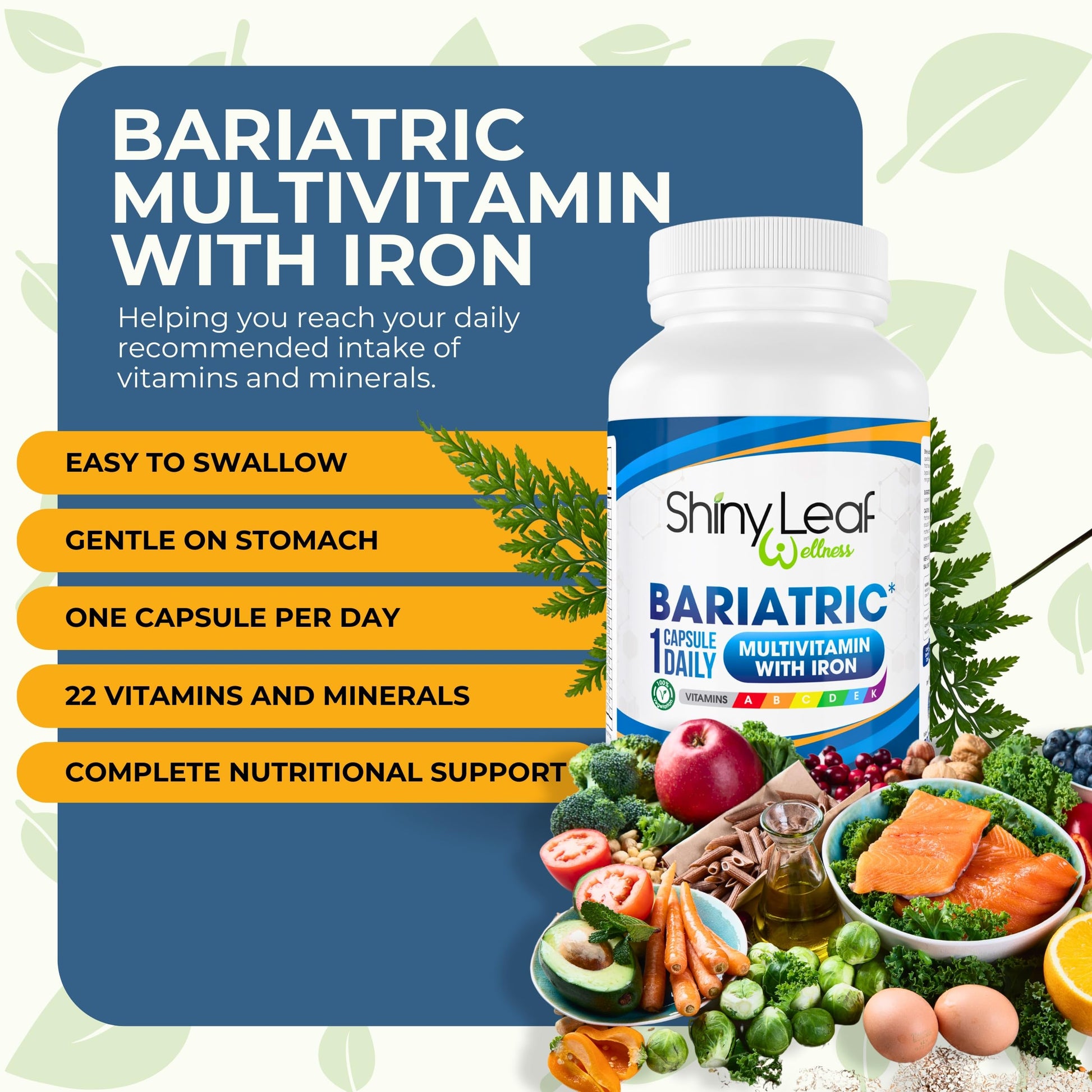 Instrucciones de uso del multivitamínico bariátrico