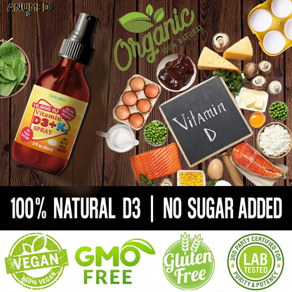 uso práctico spray vitamina d3 k2 anumed vegano sin gluten