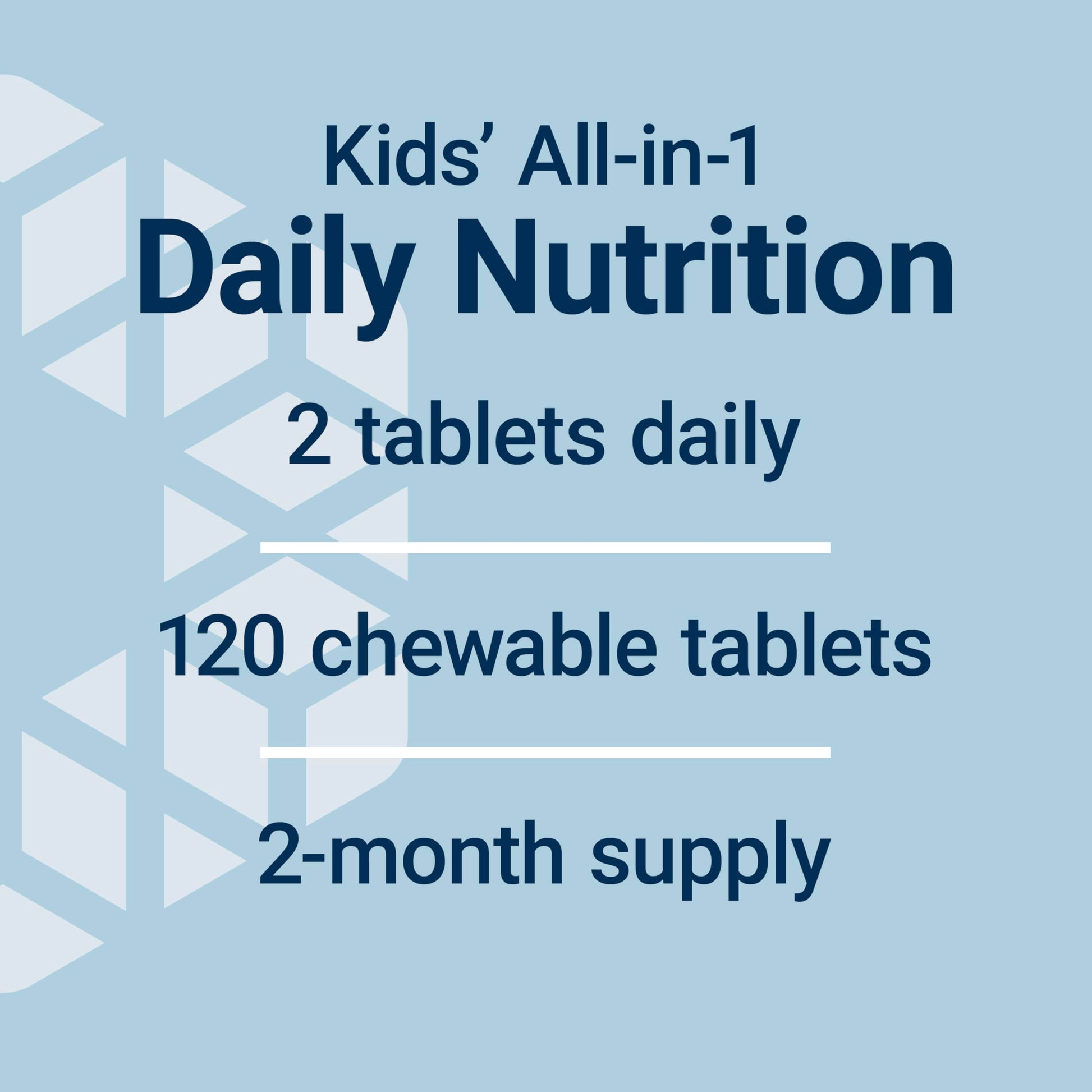 Uso recomendado para multivitaminas de niños