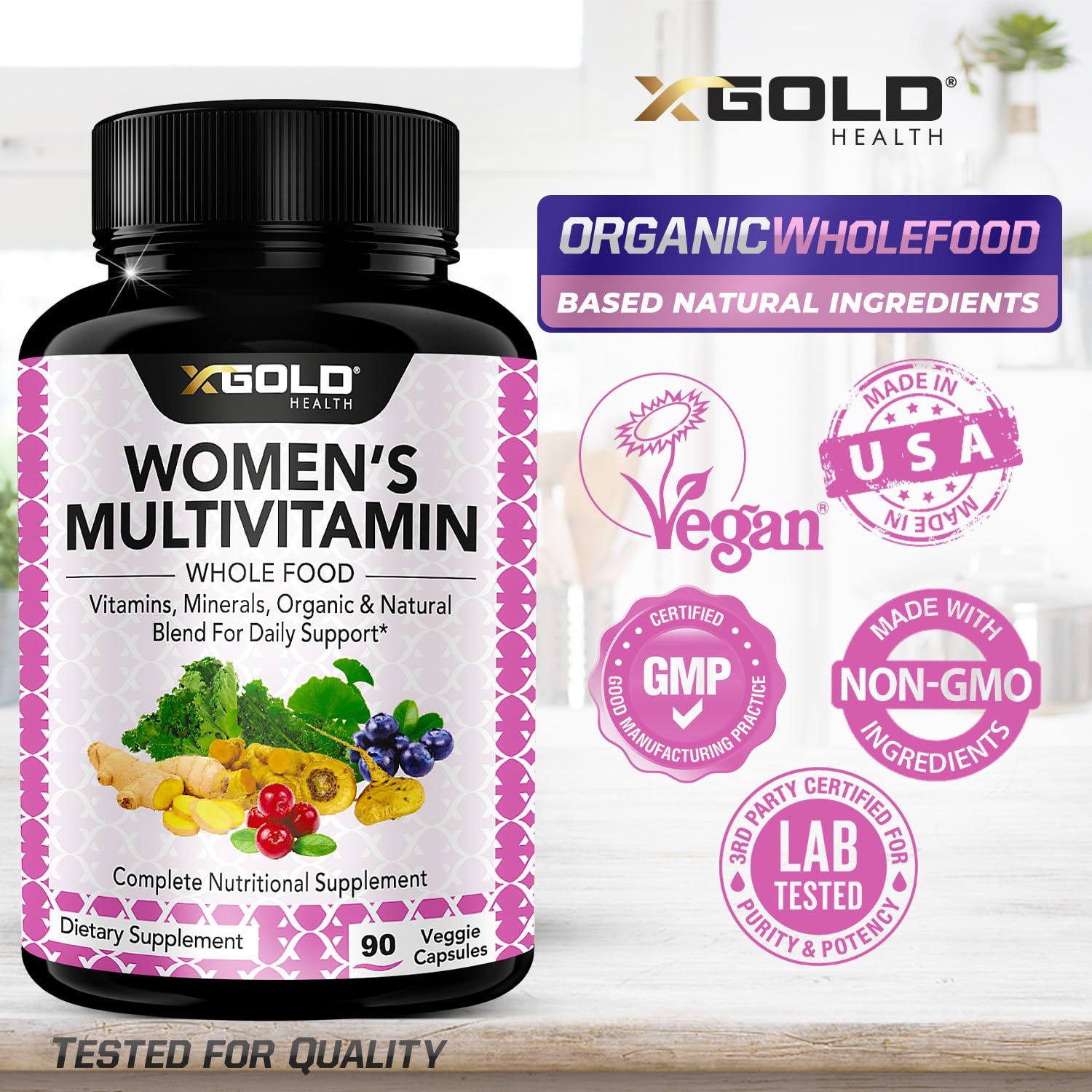 Uso recomendado del multivitamínico vegano diario